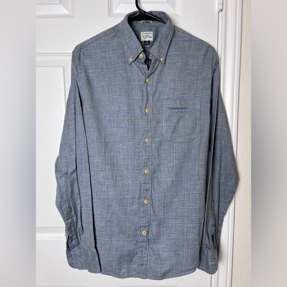 Mens J.Crew Slim Cotton Button Down Shirt